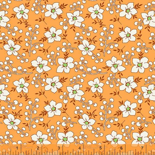 Flowers and Berries Orange Storybook by Whistler Studios