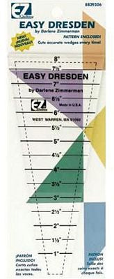 Easy Quilting Easy Dresden 8 inch Ruler