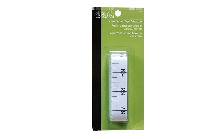 Dritz Zero Center Tape Measure
