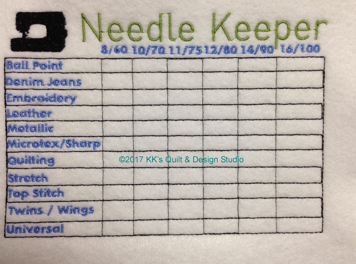 Machine Needle Keeper