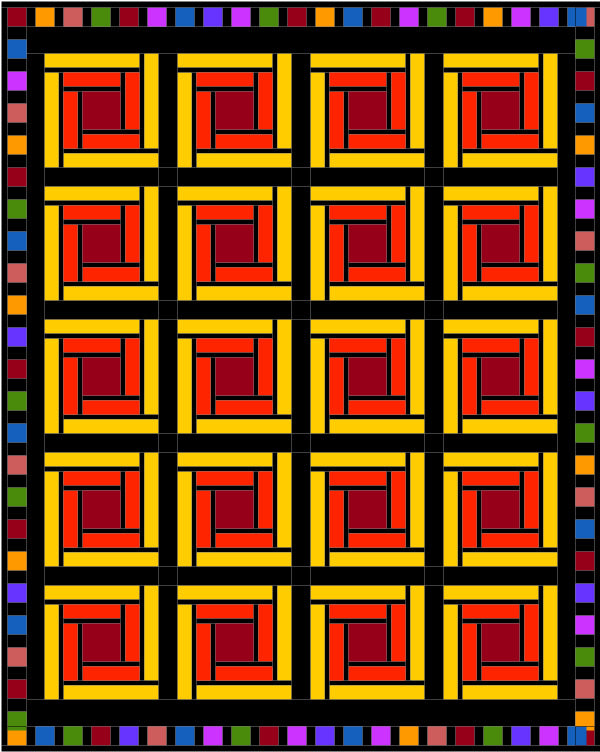 KK0027 Stained Glass Cabin