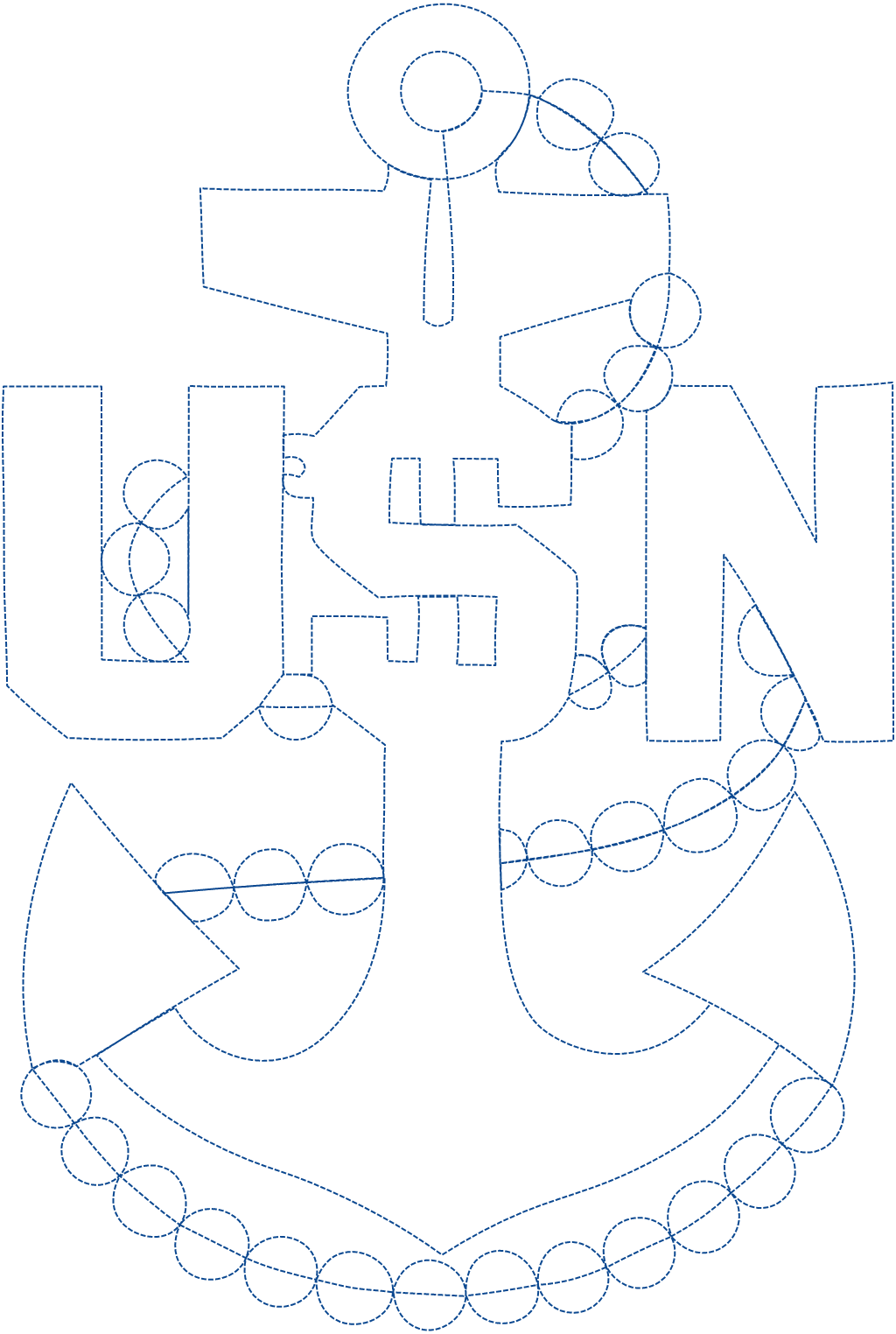 Navy Anchor