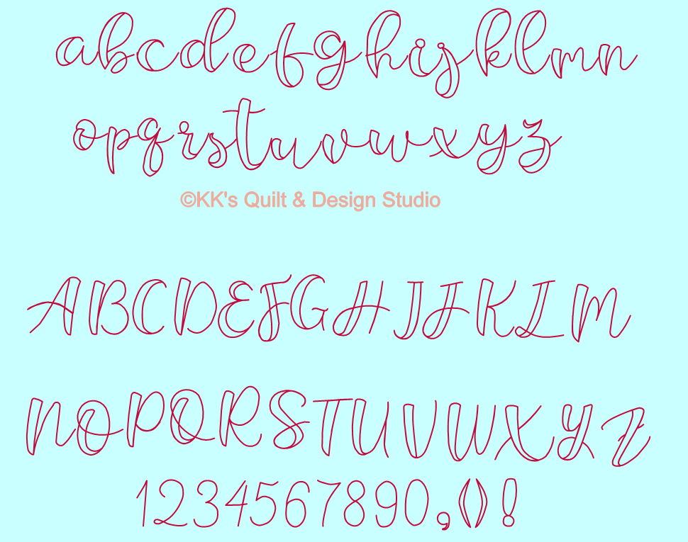 Single Line Font 002