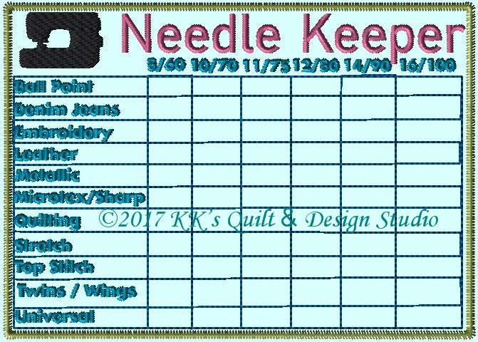 Machine Needle Keeper