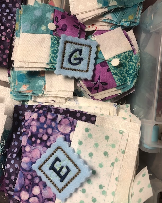 Q.Markers Identification Tiles™ Machine Embroidery - In the Hoop- Instant Download