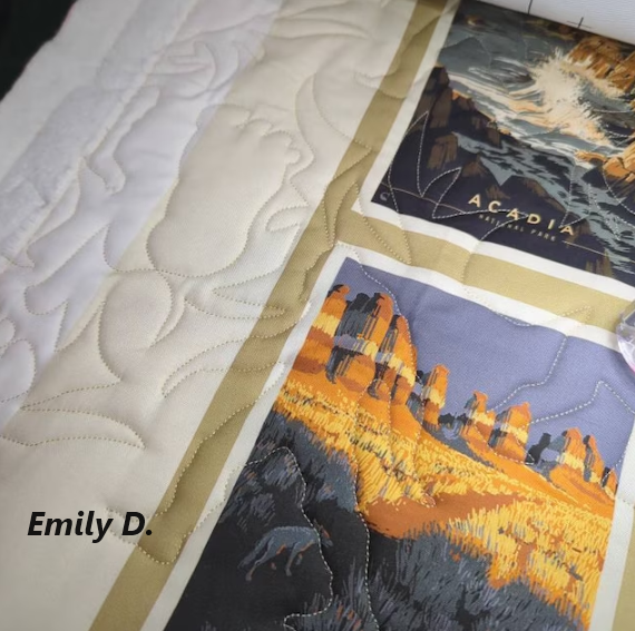 Sasquatch Bigfoot Edge to Edge - Machine Embroidery Digital Quilting Pattern - Three Hoop Sizes