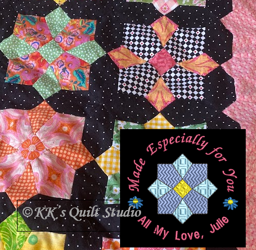 Mosaic Block Customized Quilt Label