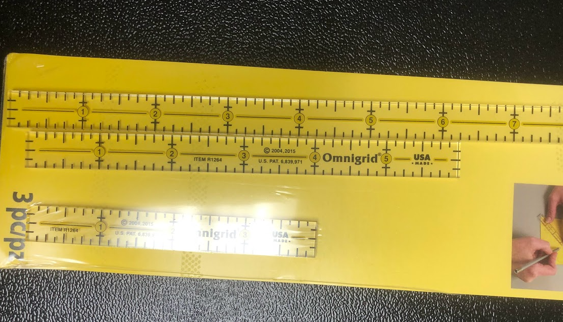 Omnigrid Marking Ruler Trio Set of Three