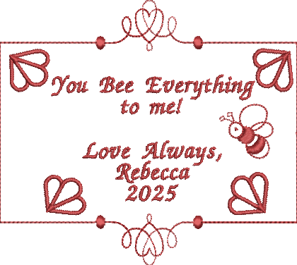 You Bee! Customized Quilt Label