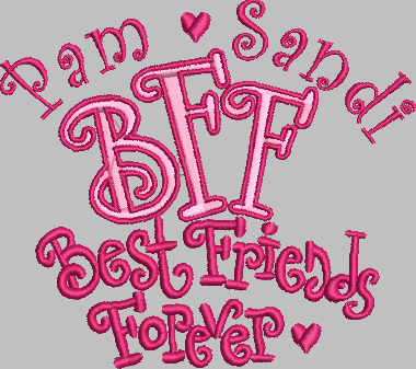 Friendship 2 Customized Quilt Label