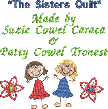 Sisters Customized Quilt Label