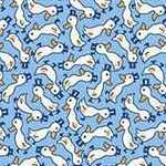Fancy Ducks Blue Storybook by Whistler Studios