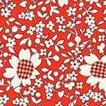 Gingham Flower Red Storybook by Whistler Studios