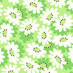 Wild Flour Daisy Field Green by Whistler Studios