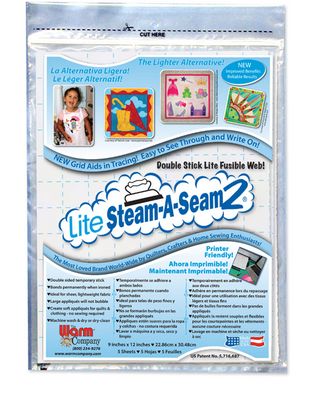 Lite Steam-A-Seam 5 sheets pkg