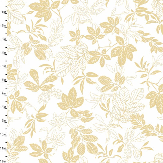 Modern Leaf 108" Quilt Wideback