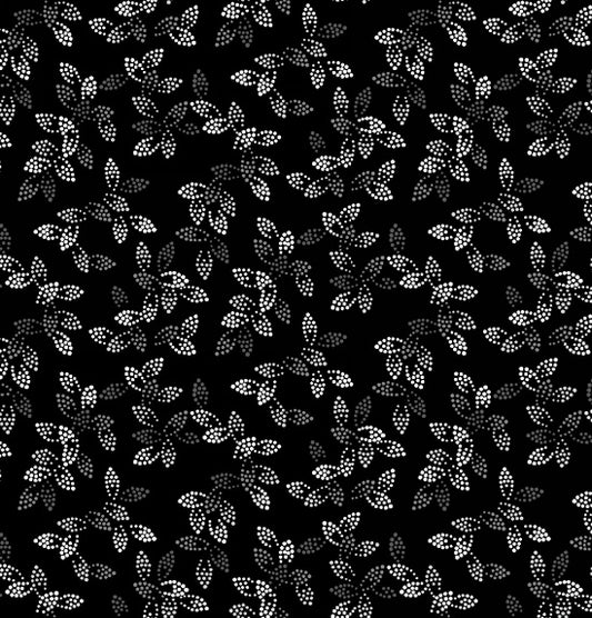 Spangle black 108" Quilt Wideback