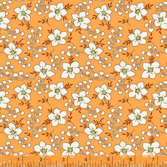 Flowers and Berries Orange Storybook by Whistler Studios