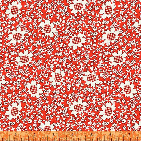 Gingham Flower Red Storybook by Whistler Studios