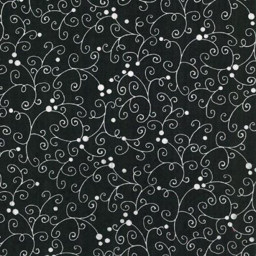 Madison Black 108" Quilt Wideback