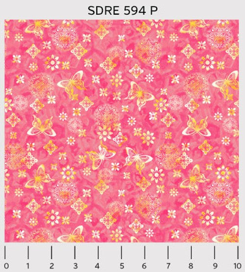 Pink Butterfly - Sweet Dreams by PB Textiles