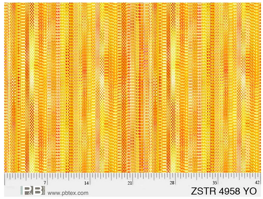 Zipper Yellow 108" Quilt Wideback