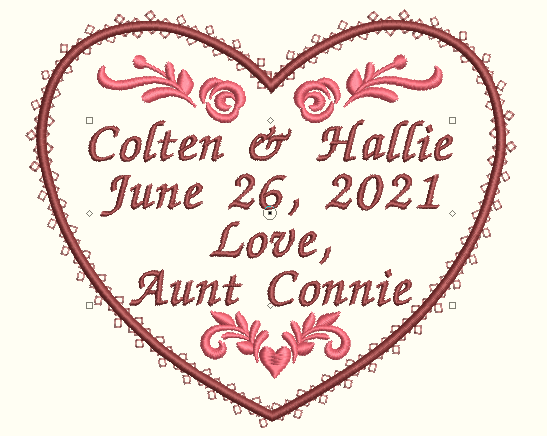 Show the Love Customized Quilt Label
